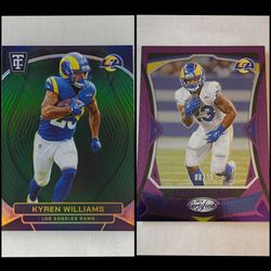 2024 Kyren Williams Totally Certified Diamond Green 5/5 +
2024 Kyren Williams Certified Football Mirror Purple 08/10