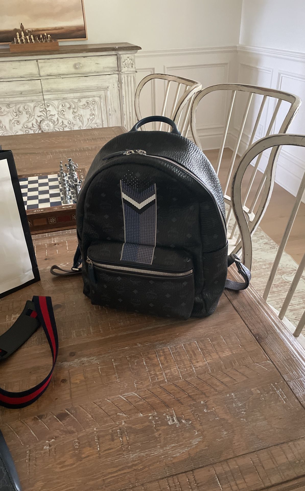 MCM Chevrolet Stripe Backpack