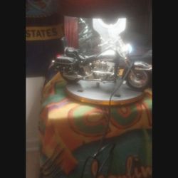 Harlem Davidson Lamp Great Condiction Everything Works Fine 