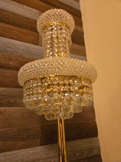 Standing Swarovski crystal lamp