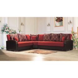 NEW RED SOFABED SECTIONAL WITH STORAGE