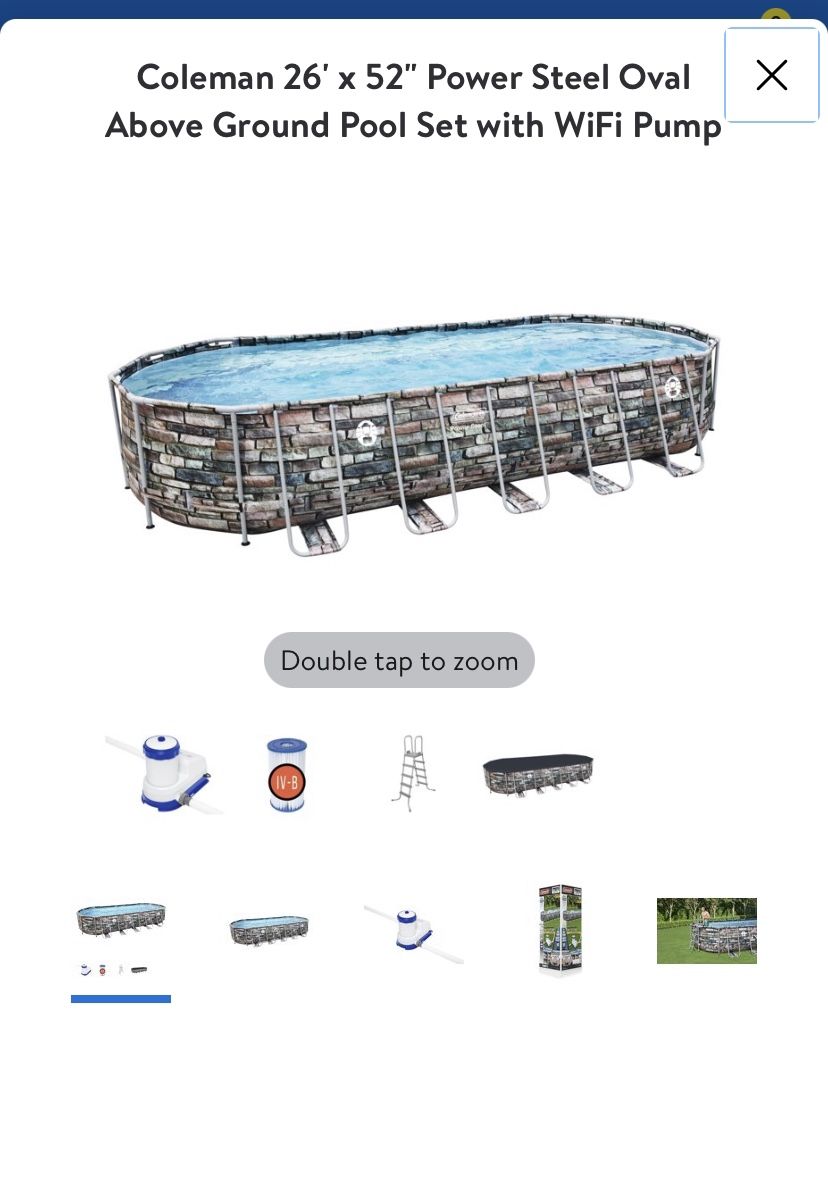 Coleman 26’x12’x52” Above Ground Pool