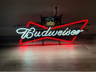 Budweiser neon sign
