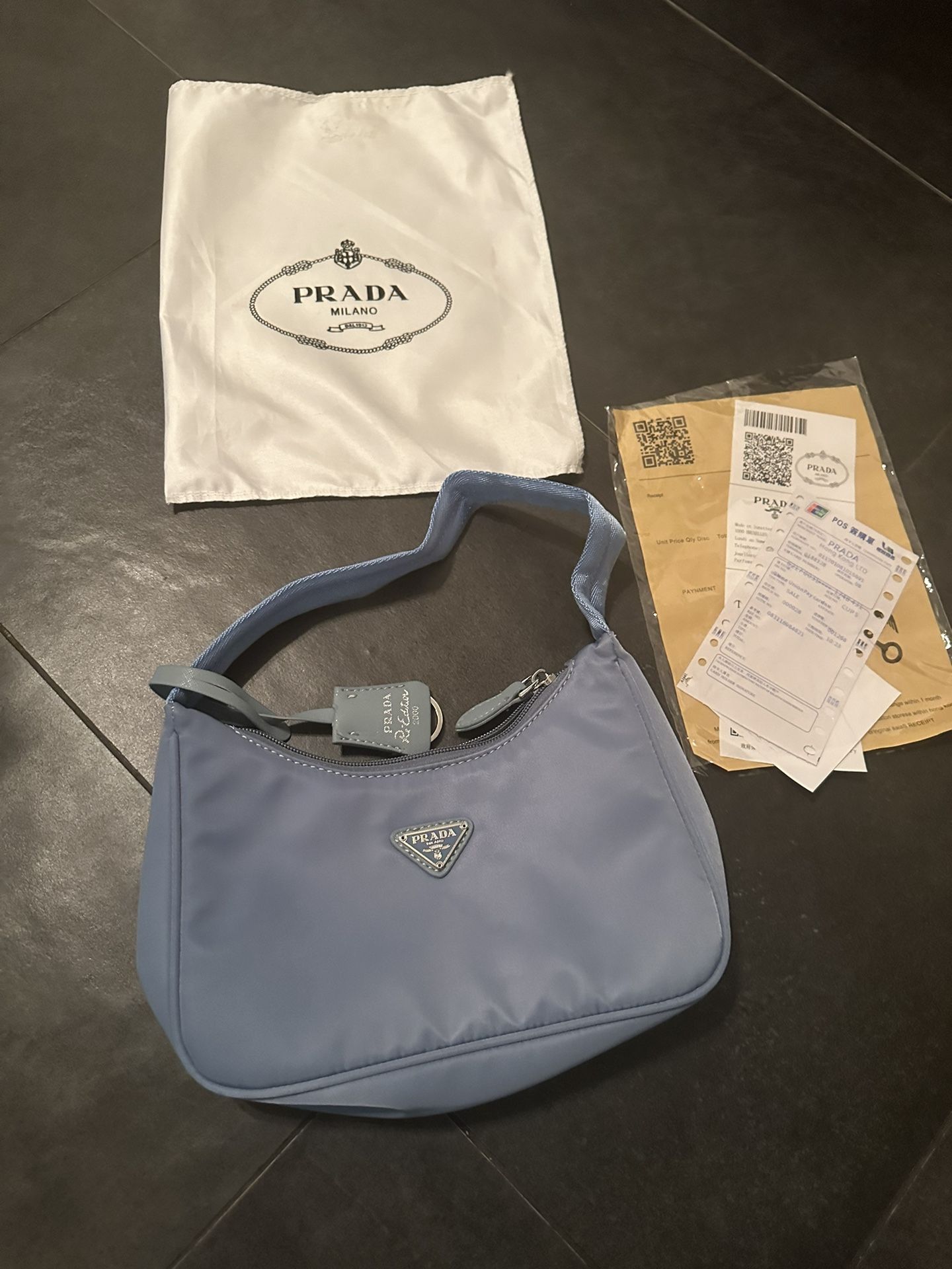 Baby Blue Pochette Purse- Never Used With Tags