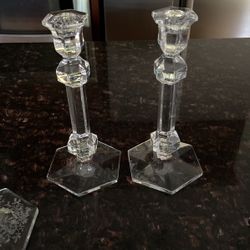 Crystal Candlesticks