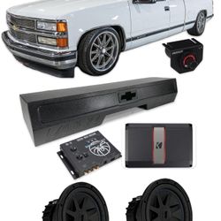 SILVERADO SIERRA OBS 1(contact info removed) EXTENDED CAB FULL BASS PACKAGE KICKER AUDIO 