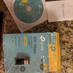 TP -Link 300 Maps Mini Wireless USB Adapter 