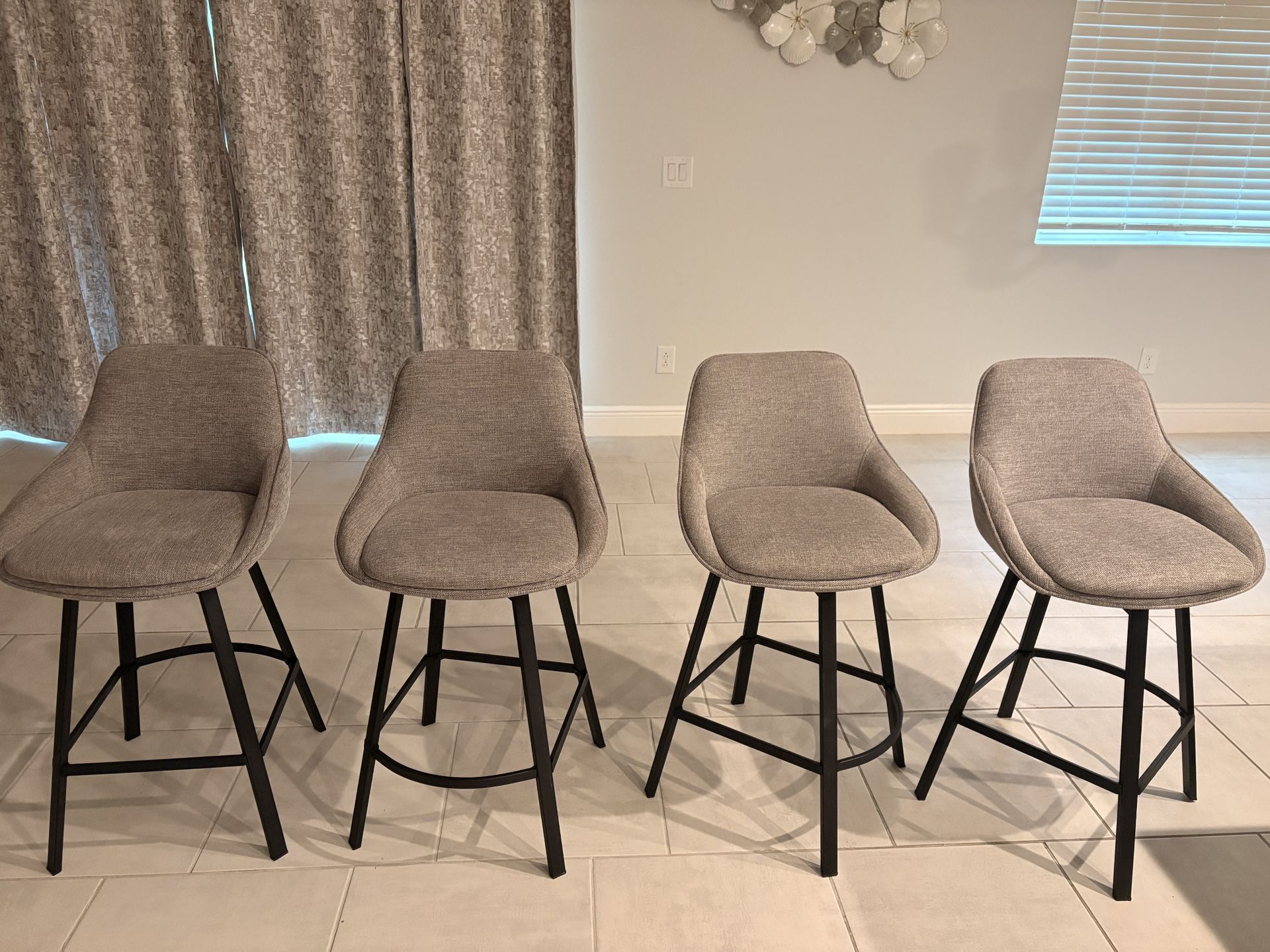 Grey Bar/island Stools