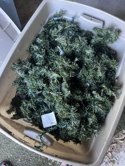 X-mas Christmas Garland Wrap Strands Rope Lights 