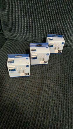 3 Boxes Of Philips Appliance 2 Pack Light Bulbs