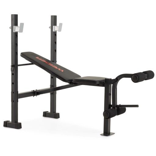Weider Legacy Standard Bench and Rack, 410 Lb. Total Weight Capacity for $100