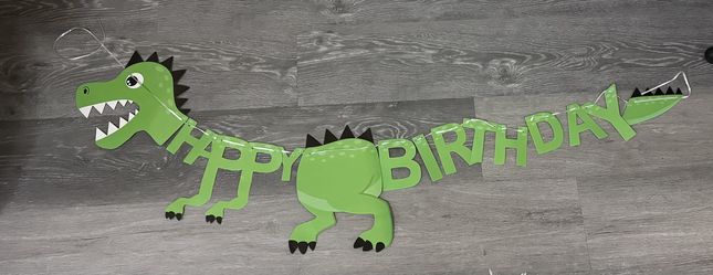 Dino Bday Banner