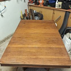Wood Dining Room Table 64x42x30"
