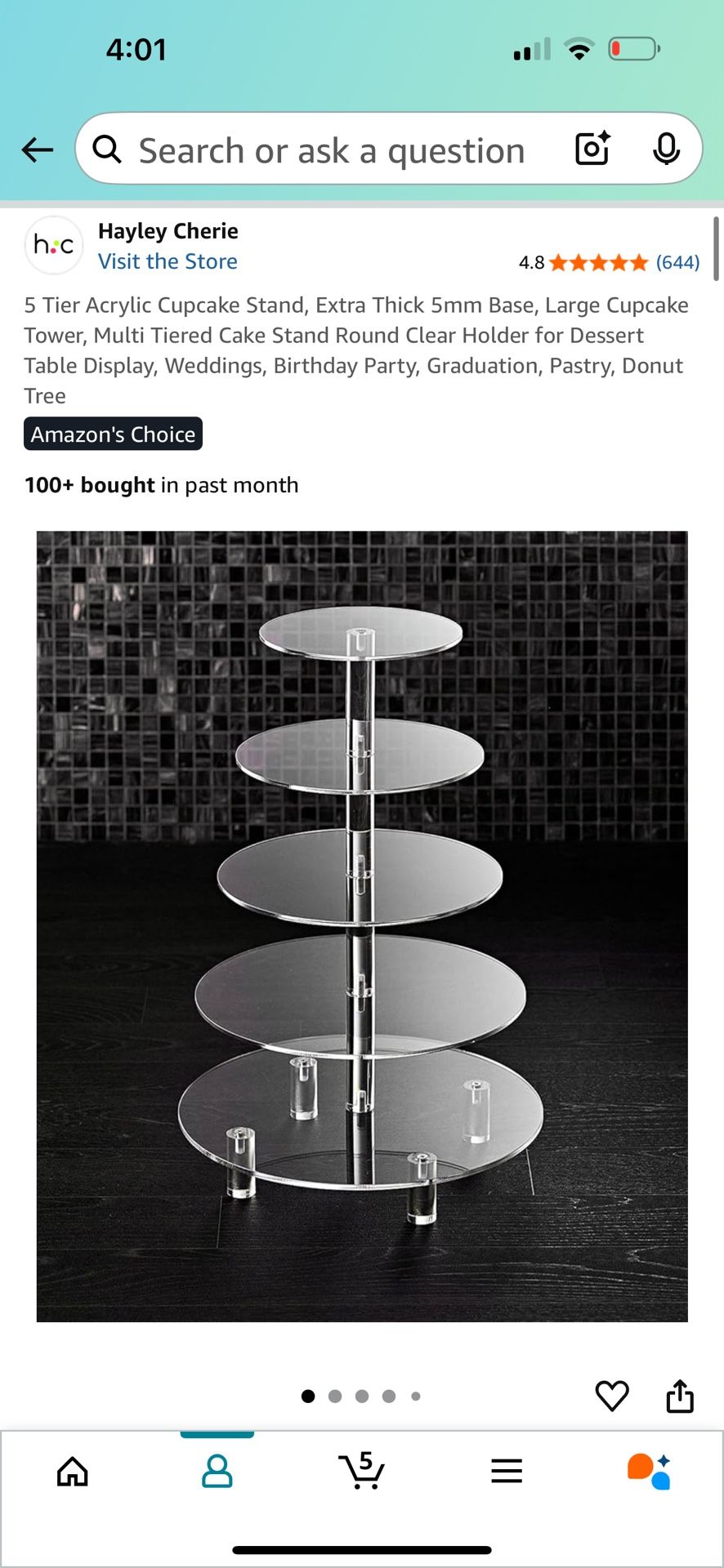 New Cupcake Stand
