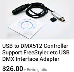 Freestyler usb DMX