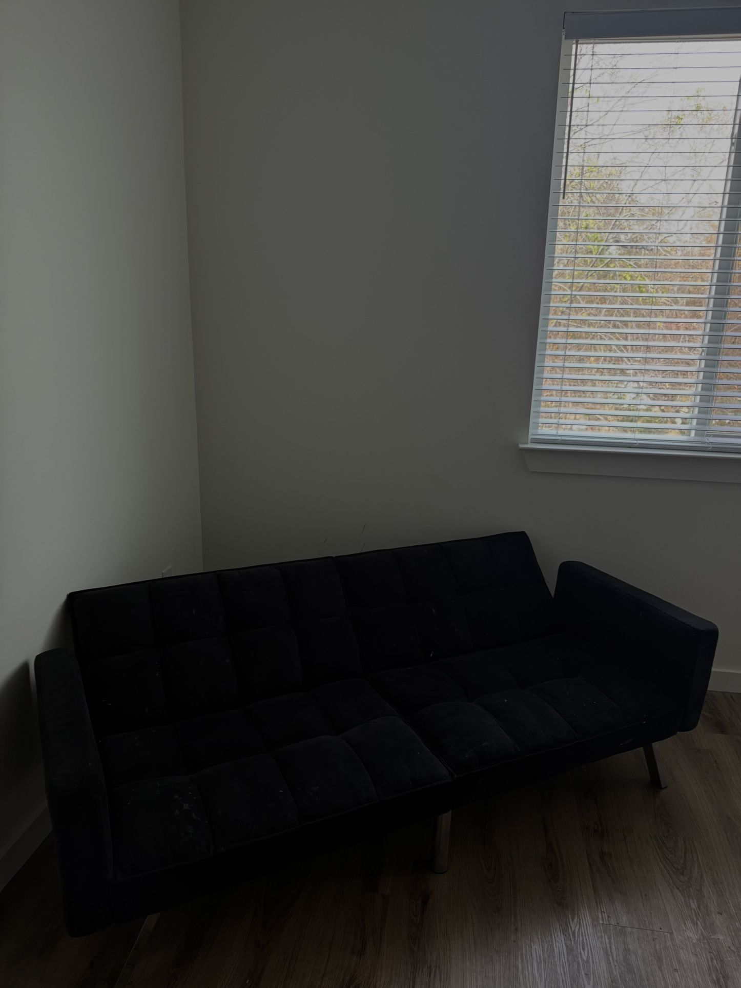 Black Tufted Futon
