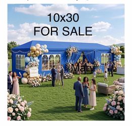 10x30 Party Tent with 8 Removable Sidewalls Heavy Duty Outdoor Large Canopy Tents Outside Carpas para Fiestas for Parties Backyard Events Patio Weddin