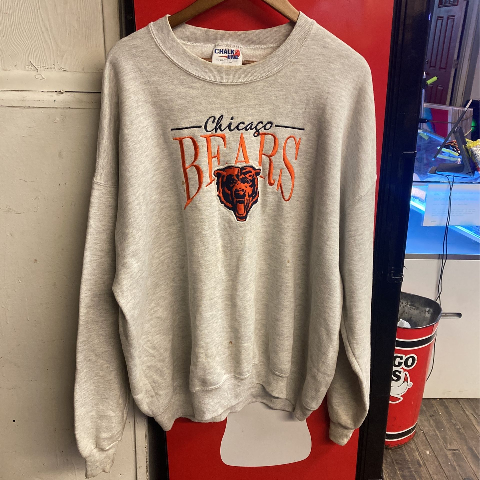 Chalkline Chicago Bears Pull Over Sweater