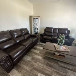 Leather Couches Reclining 