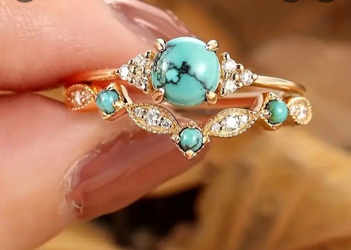 Bohemian Promise Ring Ladies 2piece