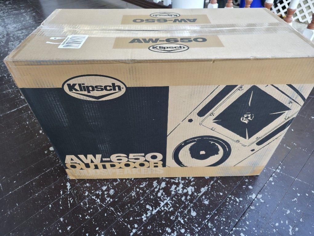 Klipsch AW-650 Indoor/Outdoor Speaker, Black (Pair