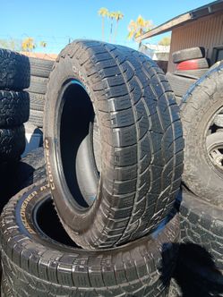 Used set of tires 275 60 20