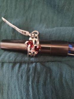 Deep Purple Sterling Silver Ring Size 11. Picture Does Not Do It Justice