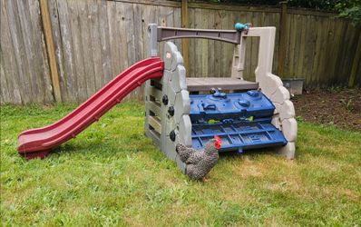 Little Tikes rock climber with slide