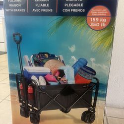 Sports XL Folding Wagon with Brakes
