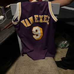Laker Jersey Player Van Exeo Number 9