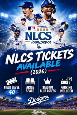 DODGERS TICKETS , GAME 1-4