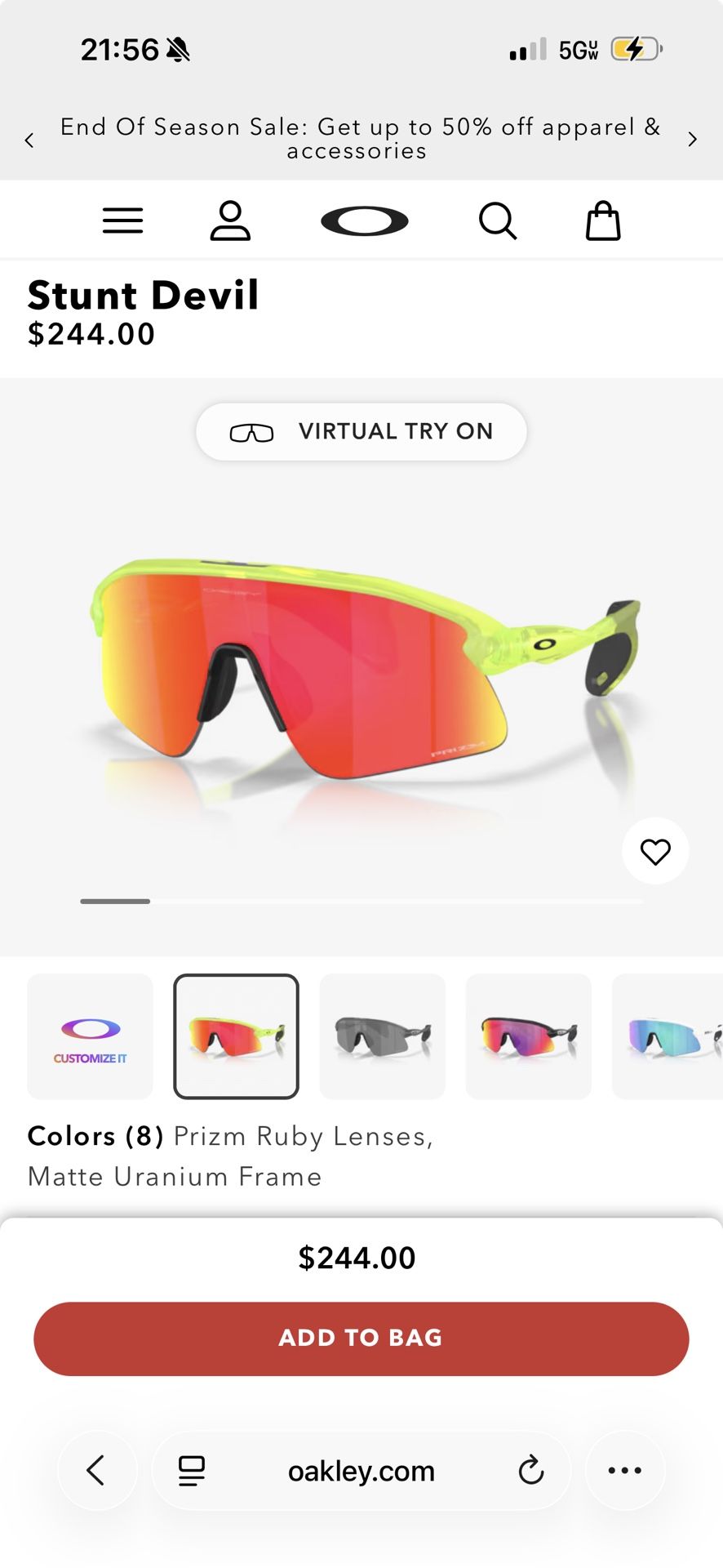 Oakley - Stunt Devil Sunglasses