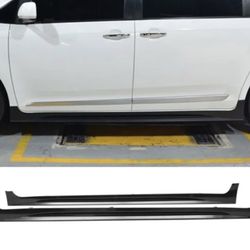 Fits 11-20 Toyota Sienna XL30 SE Only MP Style Side Skirts Rocker Panels - ABS