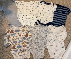 7 onesies like new size 3 mo!