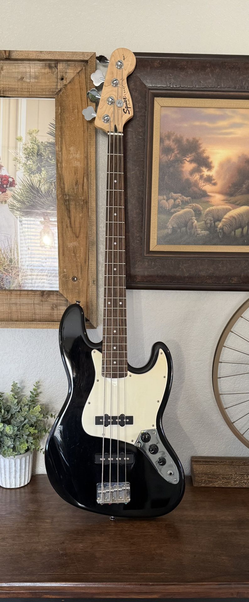 Fender Squier 4 String J (Jazz) Electric Bass Guitar