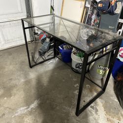 Glass Desk 