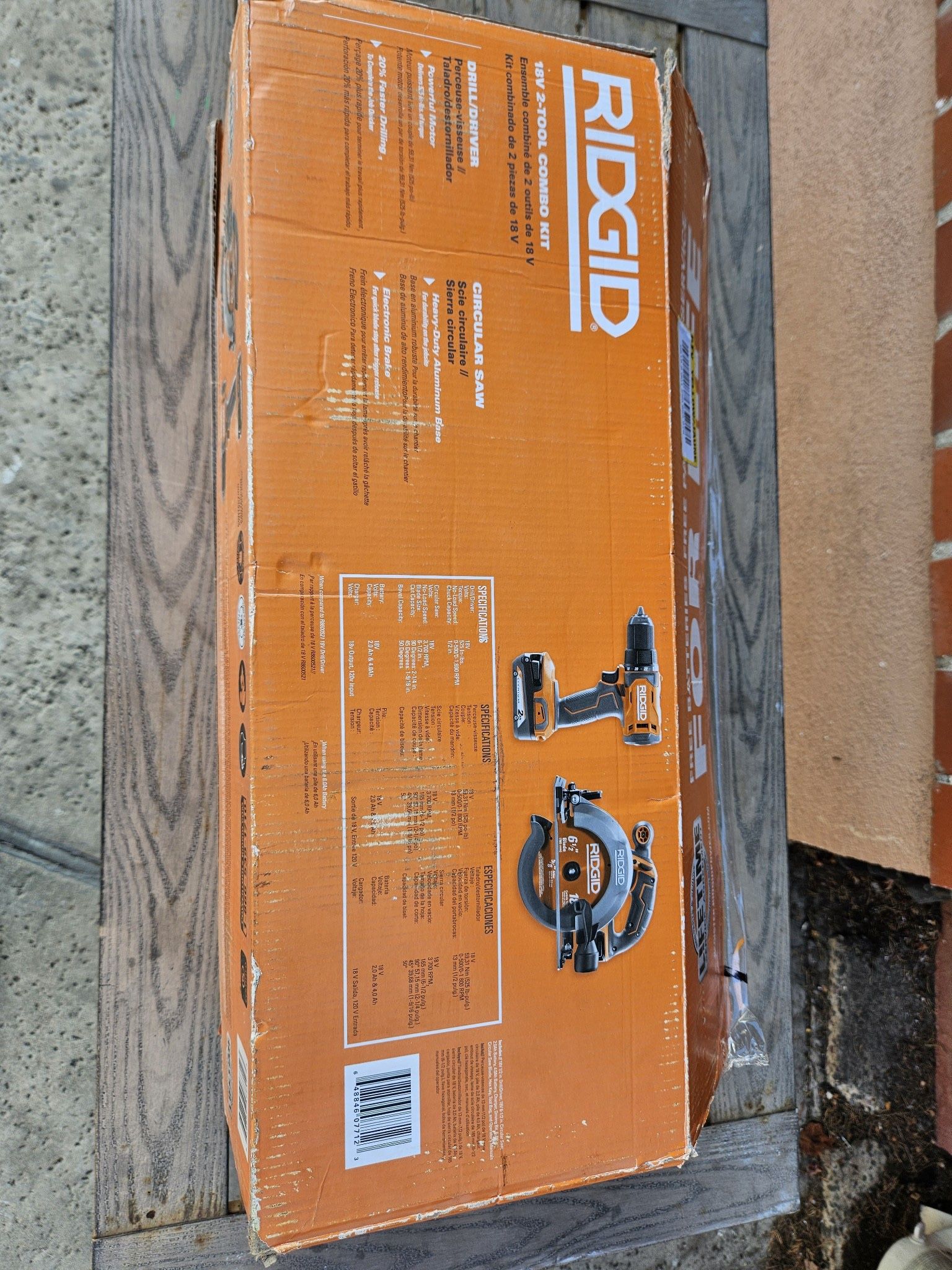 Ridgid 18v Combo Kit