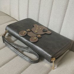 Silver and Gold Teddy Wallet