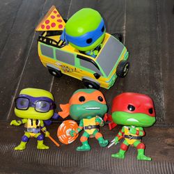 Funko Pop The Ninja Turtles Set of 4