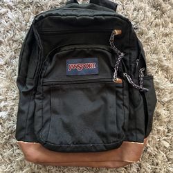 Jansport Backpack Leather Bottom Backpack