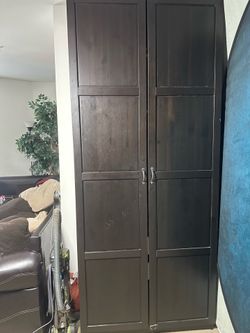 Wardrobe/Armoire + Tall storage cabinet
