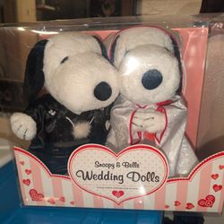 Snoopy And Bell Wedding Doll Set Japan 2015