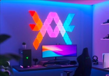 Nanoleaf Shapes Smart Lighting Bundle – Triangles, Mini Triangles & Hexagons Expansion