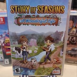 Story Of Seasons A Wonderful Life Nintendo Switch 