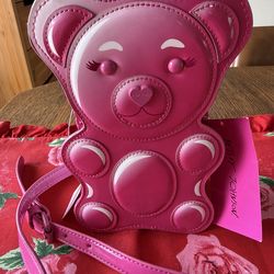 Betsey Johnson Pink Gummy Bear Purse