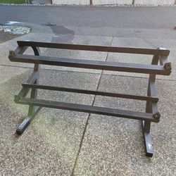 Dumbbells Storage Rack 3 Tier Storage Rack Powertec  Workout Excercise Bench Press Equipment 
