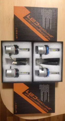 2 pcs LED Car Headlights, Fogs, or Daytime (White 6500k, 8000 Lumens) *6 Months Warranty*