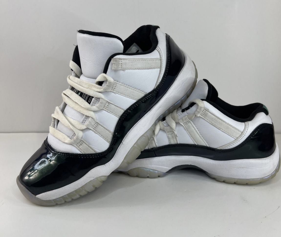 Jordan 11 Retro Low Emerald Jubilee Iridescent - Size 6Y