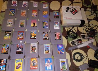 🎮 ORIGINAL NINTENDO NES COLLECTION — 29 GAMES + CONSOLE & ACCESSORIES — $400 OBO