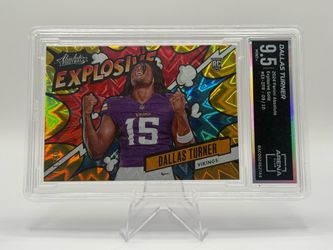 ⭐️Dallas Turner GOLD EXPLOSIVE ROOKIE⭐️